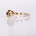Verlobungsring 14 kt Weissgold mit Diamant 