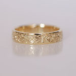 Eheringe 14 kt Gelbgold graviert
