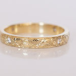 Eheringe 14 kt Gelbgold graviert
