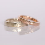 Eheringe 14 kt Weiss-, und Rotgold