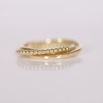 Eheringe 14 kt Gelbgold Ringe verschlungen