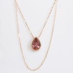 14 kt Rotgold Anhänger rosa Turmalin