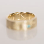 Eheringe 14 kt Gelbgold graviert mit Innengravur