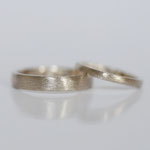 Eheringe 14 kt Weissgold mit Innengravur 