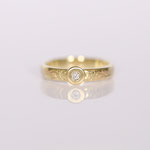Eheringe 14 kt Gelbgold graviert