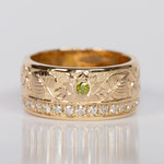 Ehering 14 kt Rosegold graviert