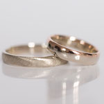 Eheringe 14 kt Weissgold