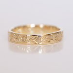 Eheringe 14 kt Gelbgold graviert
