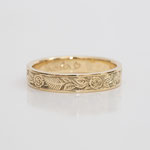 Eheringe 14 kt Gelbgold graviert