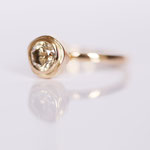 Verlobungsring 14 kt Weissgold mit Diamant 