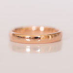 Eheringe 14 kt Rotgold mit glänzender Oberfläche