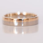 Ring 14 kt Rot-, und Weissgold