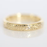 Eheringe 14 kt Gelbgold graviert