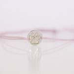 Armband mit handgefertigter Gravur Hundepfote