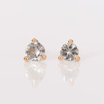 Ohrstecker Gelbgold mit Diamant