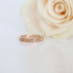 Eheringe 14 kt Rotgold mit Gravur 