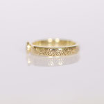 Eheringe 14 kt Gelbgold graviert