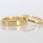 Eheringe 14 kt Gelbgold angefeilt 