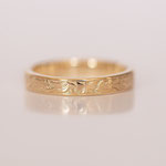 Eheringe 14 kt Gelbgold graviert