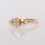 Verlobungsring 14 kt Gelbgold mit Diamant