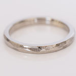 Eheringe 14 kt Weissgold angefeilt 