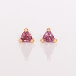 Ohrstecker Rosegold mit Turmalin