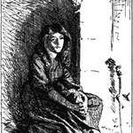 Illustration d'Andrew Lang pour une édition anglaise de Cendrillon (The Blue fairy Tales 1889)