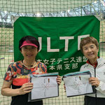 ㉒６０歳以上の部準優勝ペア