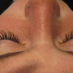 nachher, nach der Wimpernverlängerung