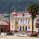 Am Hauptplatz von Zipaquira