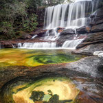 Am Caño Cristales - Cascada Piedra Negra