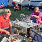 mit Kristin und Roland bei Erwin der König scheidet den Kranz