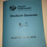 2018: Studium Generale Helen Parkhurst