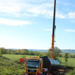 07:30 Uhr auf der Baustelle. Bereit für den Einbau!