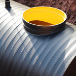 Der Dom wird durch das SABUG Schweißteam verschweißt 