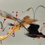 "Mobile" Acrylique au couteau sur châssis entoilé Mix Premium by Master Toiles - format 81 x 60