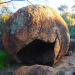Coole Steinformation in der Umgebung vom Wave Rock