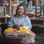 Am Floating-Market werden frische...
