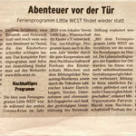 Münchner Wochenanzeiger über Little WEST 2021
