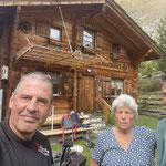 Bei Tanti Andrea - Und dürfen super gut Mittagessen - Seit 8 Tagen haben wir am Mittag nie was warmes gegessen - Das war ein schönes Abschlussessen der Tour, Danke Tanti Andrea!