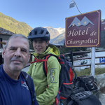 Wir verabschieden uns vom Hotel