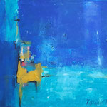 Door to Heaven, Acryl und Mischtechnik auf Leinwand, 60 x 50 cm