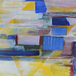 287 Ohne Titel, Acryl auf Leinwand, Brigitte Reich, 100 x 50 cm