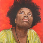 Commissioned portrait, 30 x 40 cm, Acrylic on canvas, Available at Deer daddy, From 1000,-