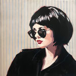 Lady in black ll 100x100