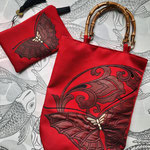 Tasche aus Obibrokat, gefüttert