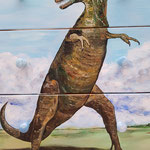 Detailansicht Dinosaurier-Kommode