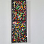 Doppelbild im Schattenfugenrahmen 24x64   € 350.-