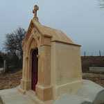 Après : Restauration complète de la Chapelle de la Hayotte en pierre de Jaumont à Friauville (54)