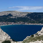 Blick auf die Bucht von Baska